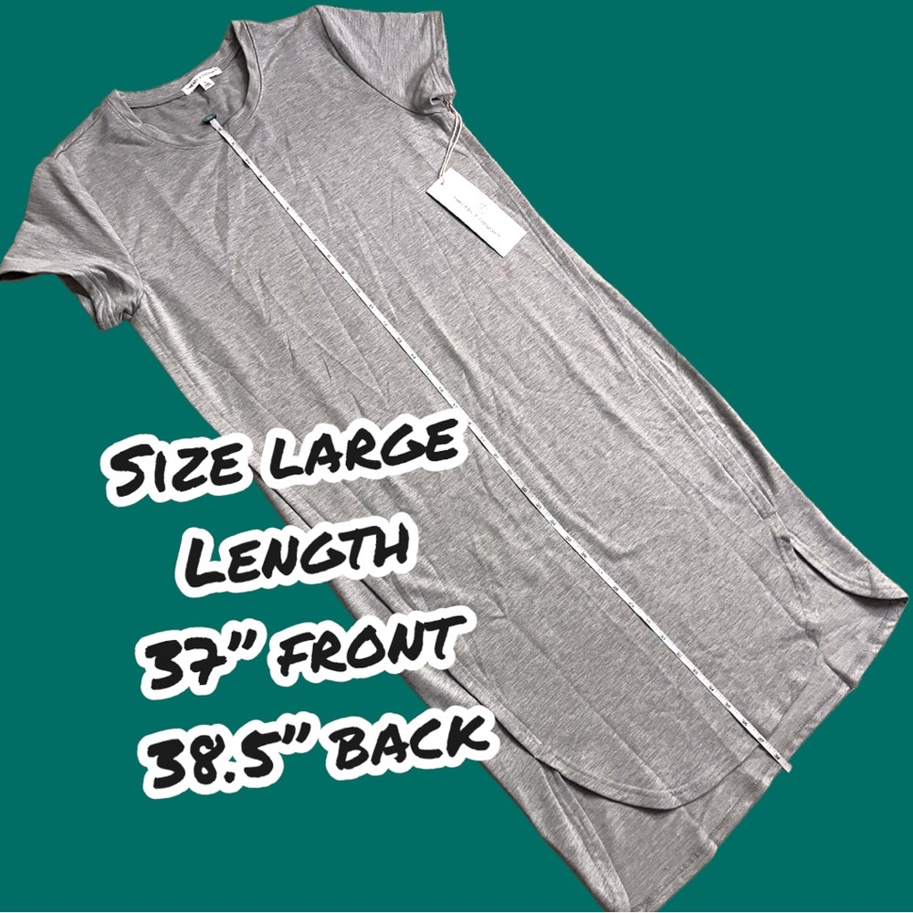 ✨HOST PICK! ✨NWT Threads4 Thought high-low t-shirt dress in heather grey ♻️🌱✨ - Picture 6 of 12